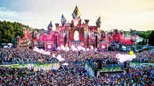 Tomorrowland 2018 Best Songs Backdrop Blur
