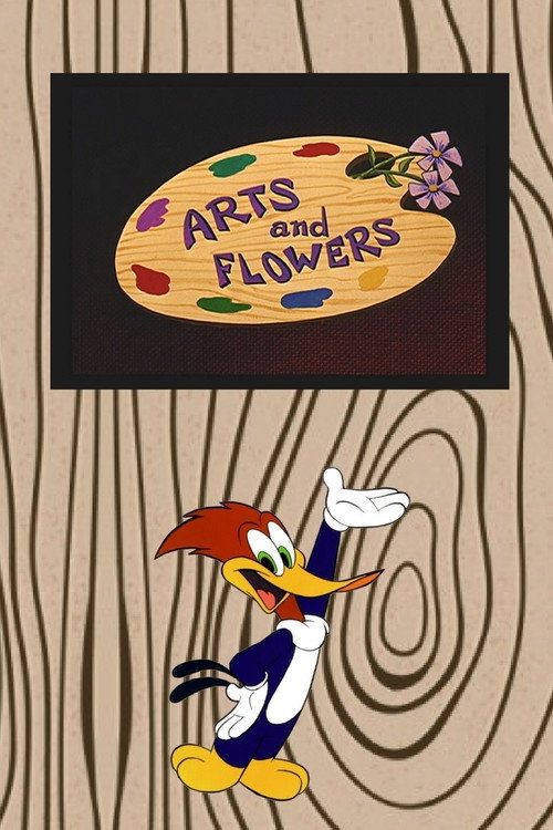 Póster oficial de Arts and Flowers (1956) - Animation