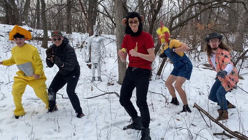 The Eggvengers: Egg Game Backdrop Blur