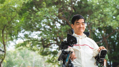 Ah Cheung: Wings of Hope Backdrop Blur
