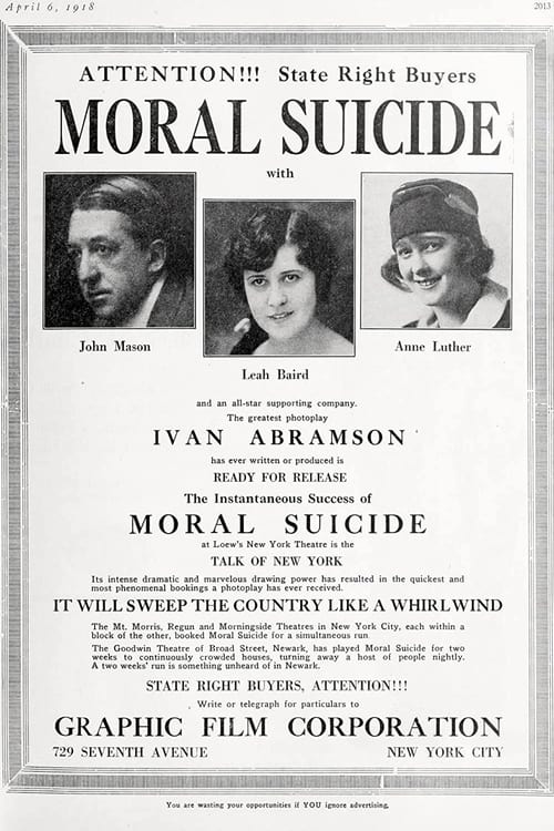 Moral Suicide (1918)