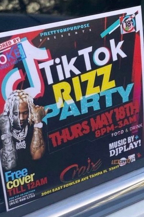 Poster for TikTok Rizz Party