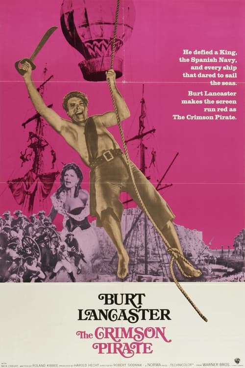 The Crimson Pirate Movie Poster Image