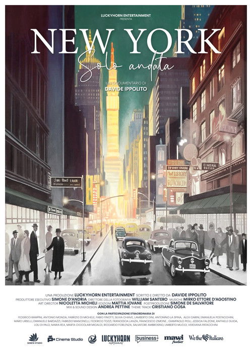 New York solo andata poster