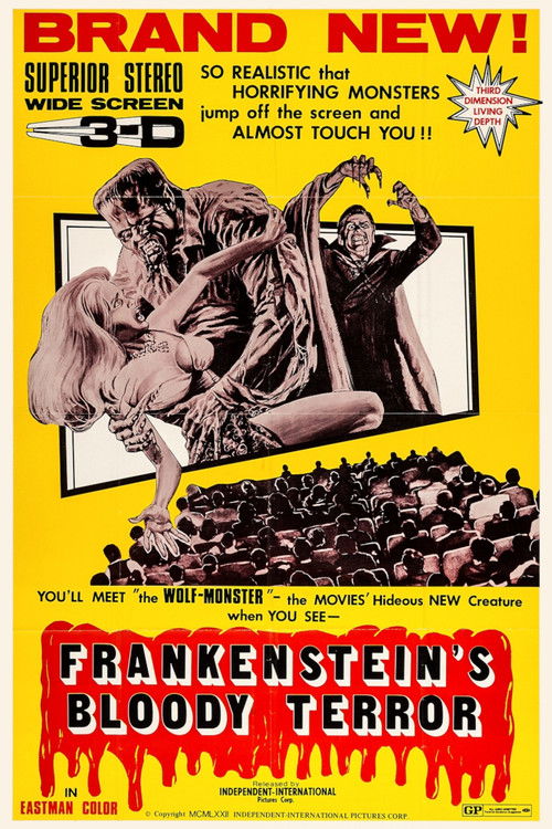 Frankenstein's Bloody Terror poster