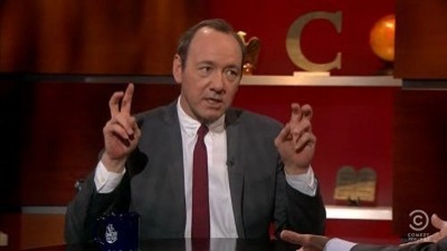 Escena del episodio 8 de la temporada 7 de la serie The Colbert Report
