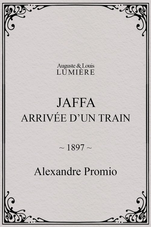 Jaffa : arrivée d’un train