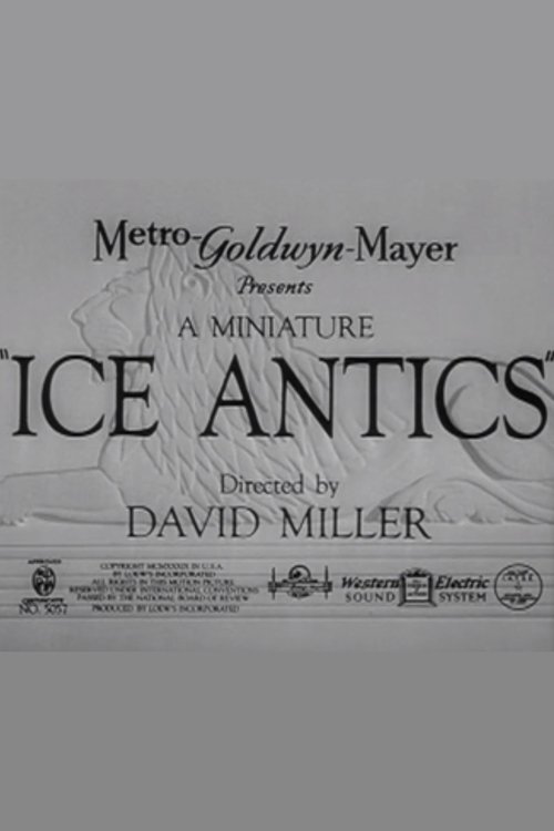 Ice Antics movie poster player