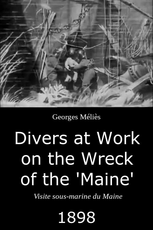 Poster Visite sous-marine du Maine 1898