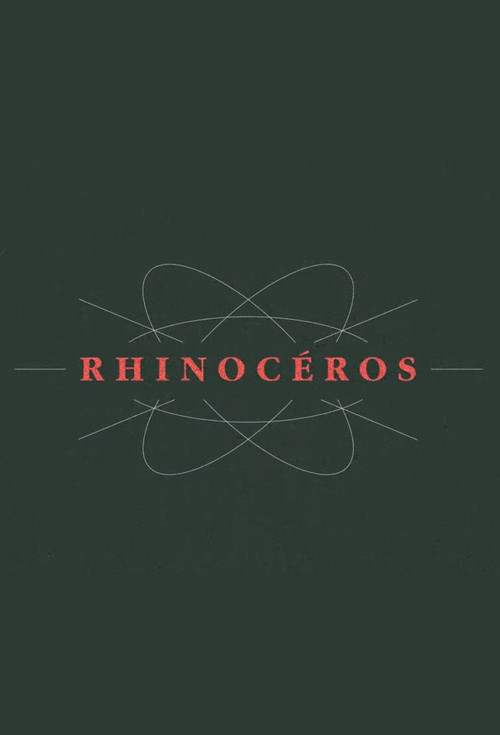 Poster Rhinocéros