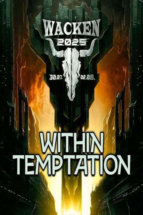 Within Temptation: Live at Wacken 2025 poster