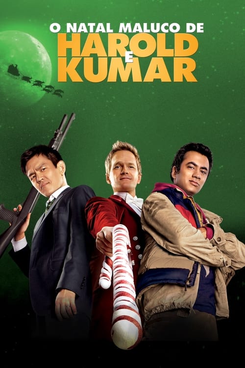 Poster do filme O Natal Maluco de Harold e Kumar