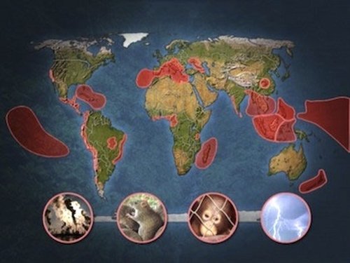 La cartographie des espèces menacées (1/2) - Les causes