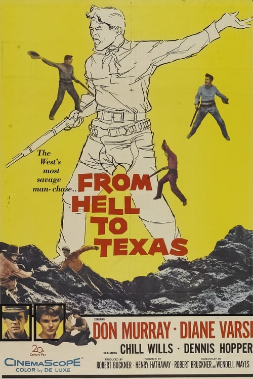 Grootschalige poster van From Hell to Texas