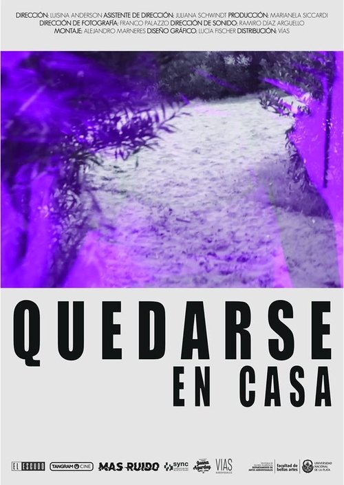 Quedarse en casa movie poster player