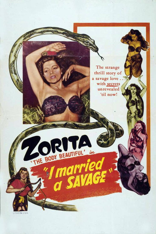 I Married a Savage poster