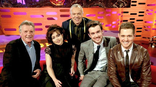 Helena Bonham Carter, Jack Whitehall, Michael Palin, Michael Buble
