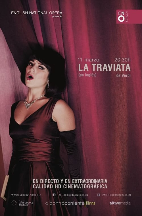Verdi's La Traviata - English National Opera (2015) poster