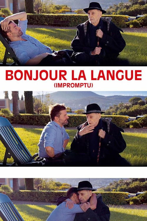 Bonjour la langue poster