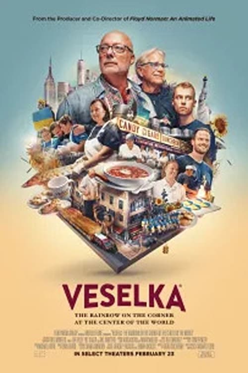 Poster Veselka: The Rainbow on the Corner at the Center of the World 2024