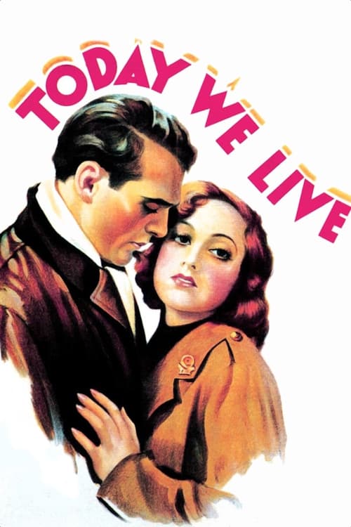 Poster Today We Live 1933