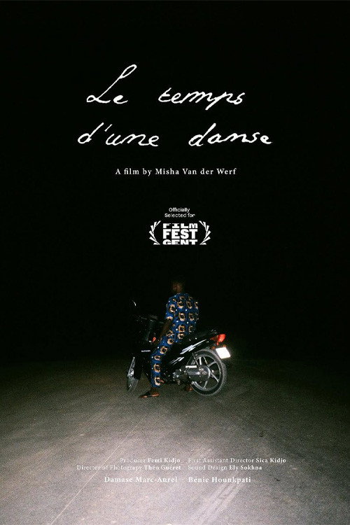 The time of a dance poster