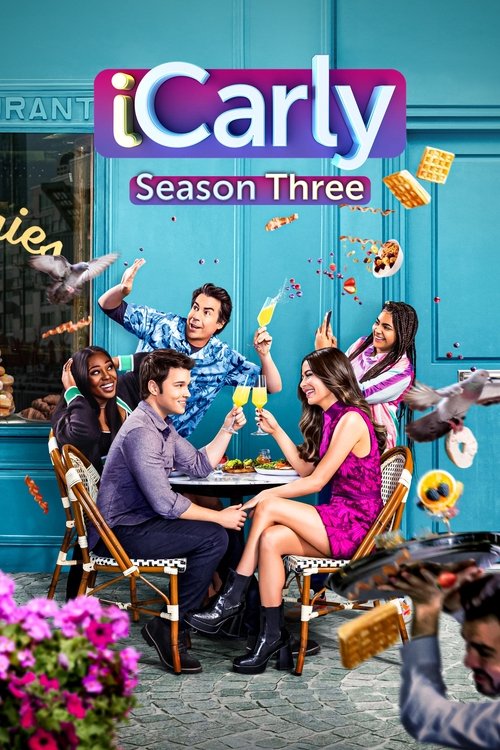 Ver temporada 3 de iCarly Póster de la temporada 3 de la serie iCarly