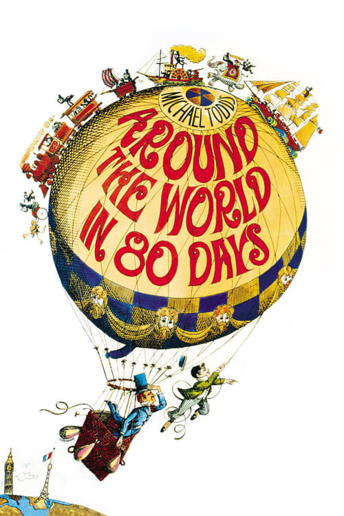 Grootschalige poster van Around the World in Eighty Days