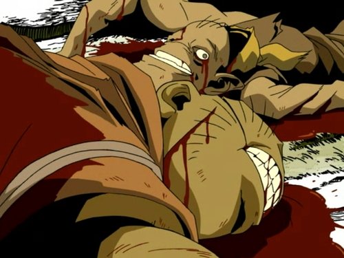 Escena del episodio 8 de la temporada 1 de la serie Requiem from the Darkness