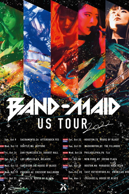 Band-Maid 2022 US Tour Behind the Scenes poster