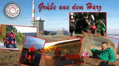 Mit dem Rasenmäher auf den Brocken (2) still