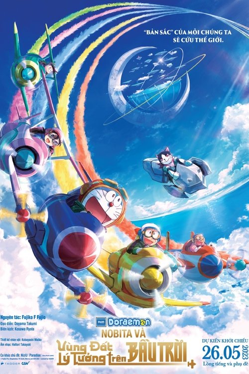 Poster Doraemon: Nobita và Vùng Đất Lý Tưởng Trên Bầu Trời