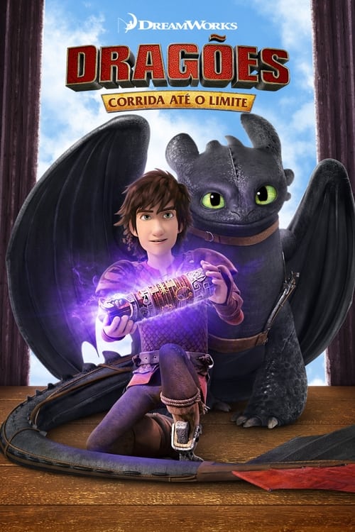 Poster da série Dragões: Corrida até o Limite