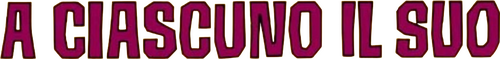 A ciascuno il suo