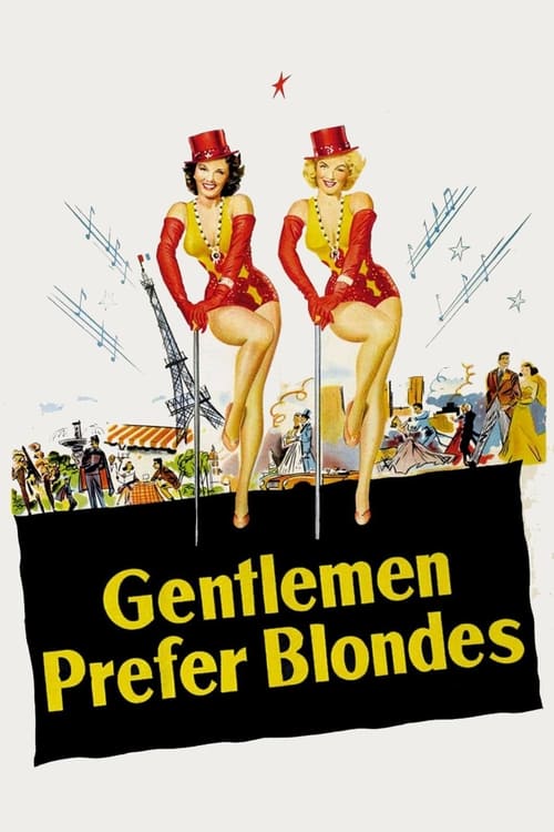 Poster Gentlemen Prefer Blondes 1953