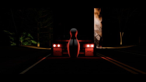 Jerald the Bowling Pin Backdrop Blur