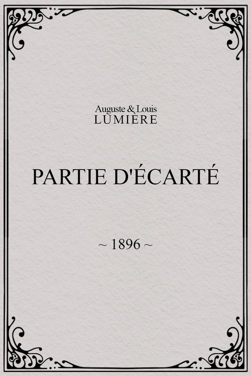 Partie d'écarté (1896) poster