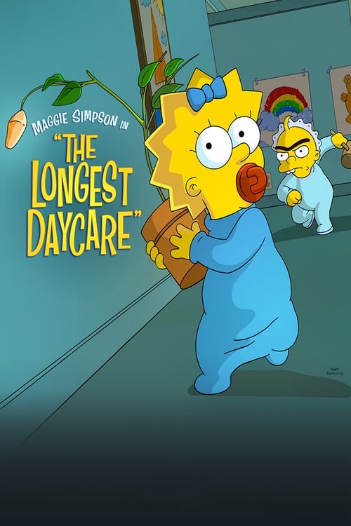 Grootschalige poster van Maggie Simpson in "The Longest Daycare"
