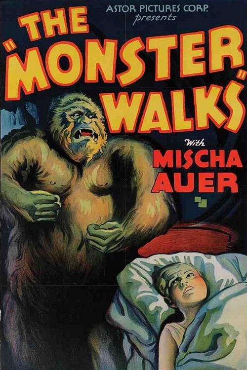 The Monster Walks movie poster player