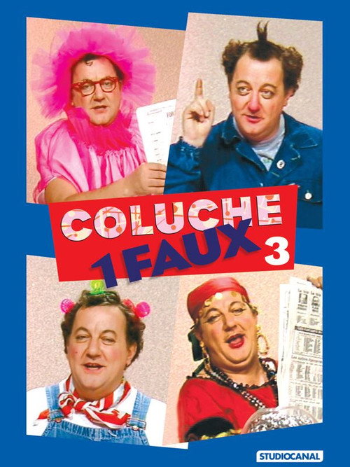 Affiche de Coluche 1 faux l'intégrale