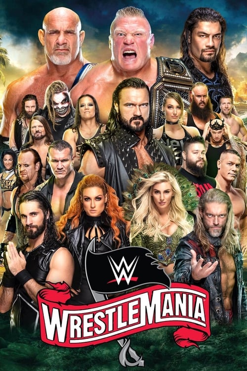 Grootschalige poster van WWE WrestleMania 36 (Night 1)