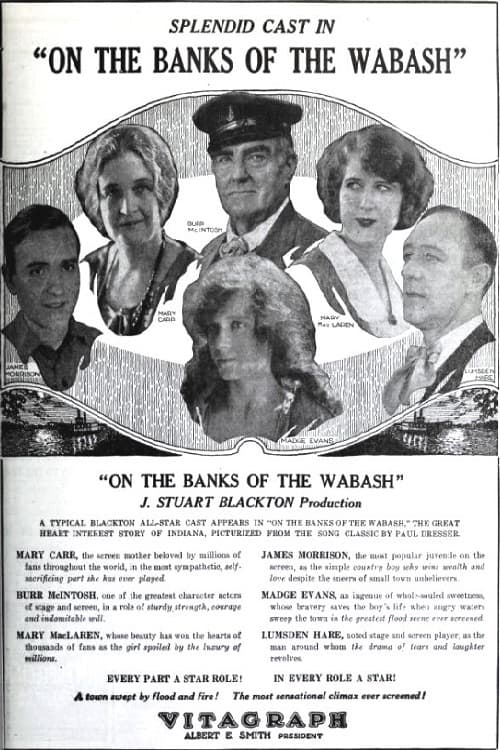 On the Banks of the Wabash (1923) poster