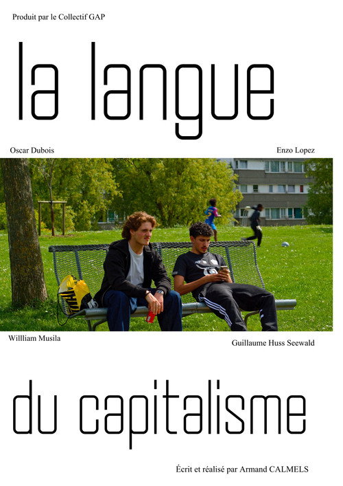la langue du capitalisme Poster