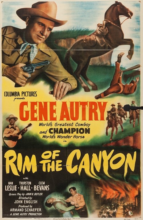 Rim of the Canyon movie poster player