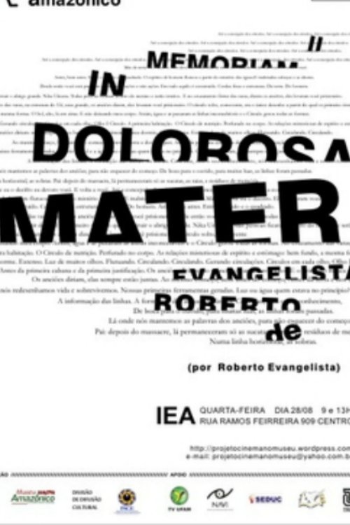 Mater Dolorosa, In Memoriam II (Da Criação e Sobrevivência das Formas) movie poster player