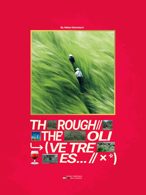 Official poster of Through the Olive Trees (1995) - Drama