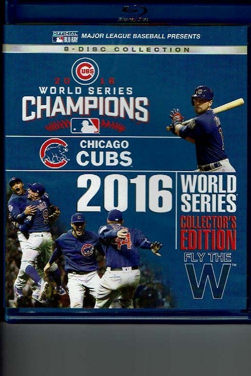 Chicago Cubs 2016 World Series Collector's Edition movie poster player