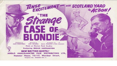 The Strange Case of Blondie Backdrop Blur