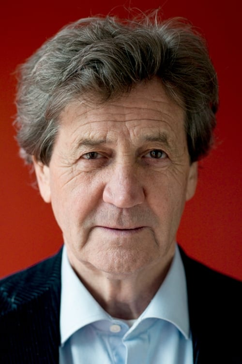 Grootschalige poster van Melvyn Bragg