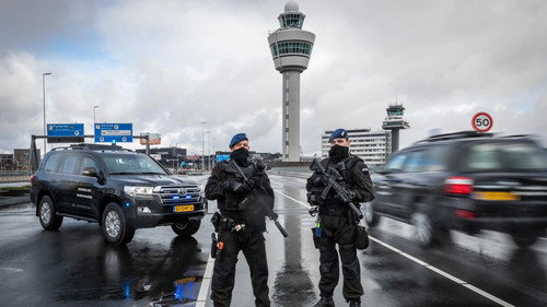 De wereld van de marechaussee Backdrop Blur